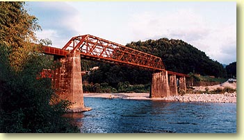 木曽川橋梁跡