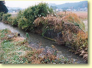 玉生の橋台跡