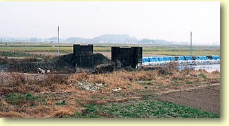 宮川の橋台跡
